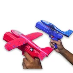 Airplane Launcher Toys Kids Foam Glider Plane Catapult Plane Hand Throw Airplane for Children Gift Gun Fly Aircraft - Image 3
