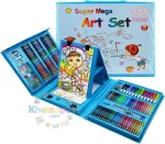 Drawing Art Set for Kids (208 Pcs) - মার্কার, পেন্সিল, ক্রেয়ন ও ওয়াটারকালারসহ সম্পূর্ণ আর্টিস্ট বক্স - Image 2