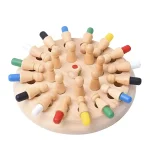 Wooden Memory Chess Game