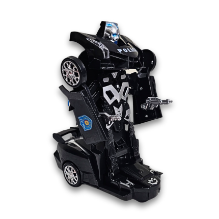 Police Warrior Robot Car