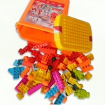 Fun Blocks Toy Set with Colorful Building Bricks & Figures - Image 5