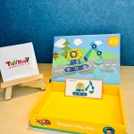 Magnet Play Box Puzzle Blocks Educational Toys for Kids (Vehicle edition) - Image 2