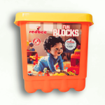 Fun Blocks Toy Set with Colorful Building Bricks & Figures - Image 3