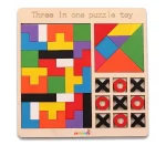 3 in 1 Puzzle Game Toy for Early Education – Floor Puzzles for Kids