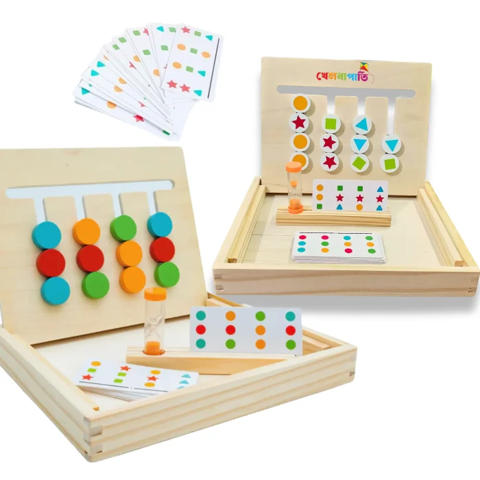 4 Color Line Logic Game – Educational Puzzle for Kid - khelnapati