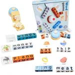 Word Spelling Blocks with Bell — Wooden Learning Toy