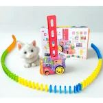 Domino Train Set with Light and Sound Effects – Fun Learning Toy for Toddlers Battery Powered Domino Train Toy – Creative Playtime for Kids Educational Electric Train Toy with Colorful Dominoes – Enhances Focus and Creativity Interactive Domino Train Set – A Fun Gift for Kids’ Development