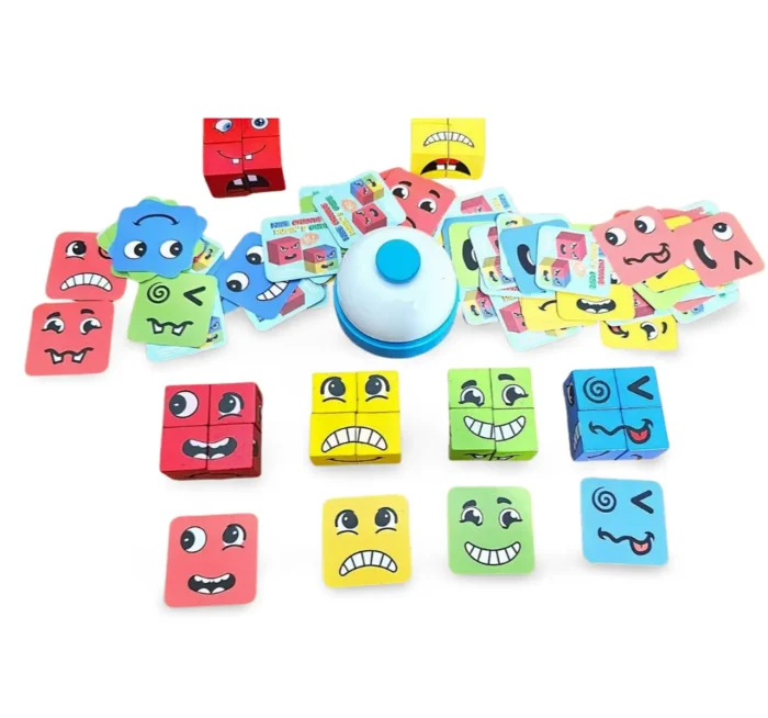 Funny Face Puzzle Blocks | Creative Expression Toy | শিশুদের শিক্ষামূলক ...