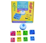 Funny Face Puzzle Blocks | Creative Expression Toy | শিশুদের শিক্ষামূলক খেলনা - Image 4
