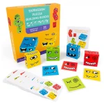Funny Face Puzzle Blocks | Creative Expression Toy | শিশুদের শিক্ষামূলক খেলনা