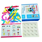 Shape and Structure Kids Brain Development Wooden Pegboard Toy for Kids - Image 3