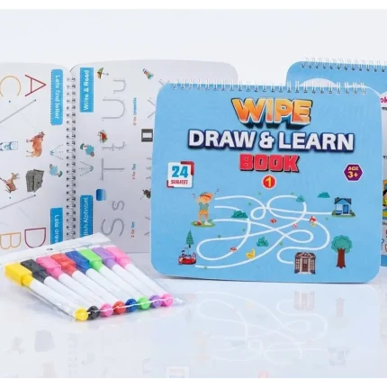 Wipe Draw & Learn Activity Book