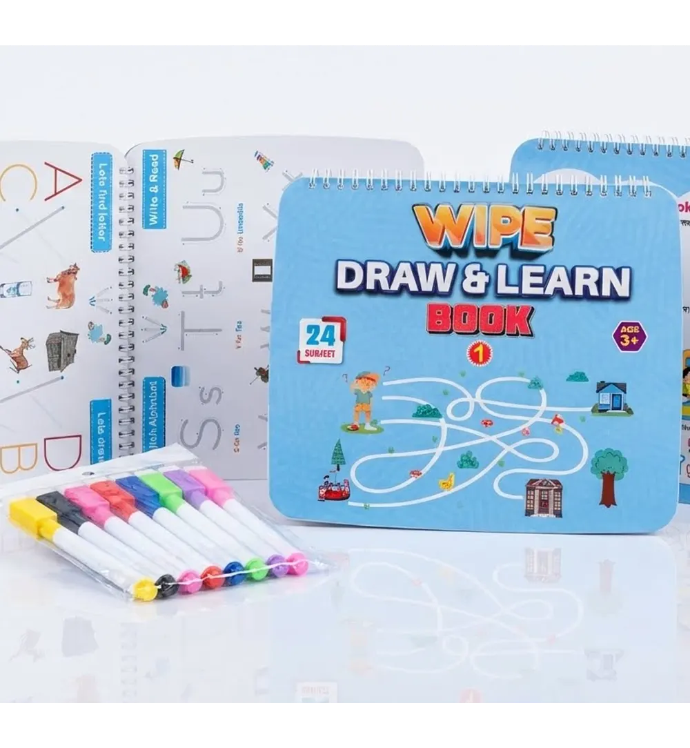 Wipe Draw & Learn Activity Book Wipe Draw & Learn Activity Book