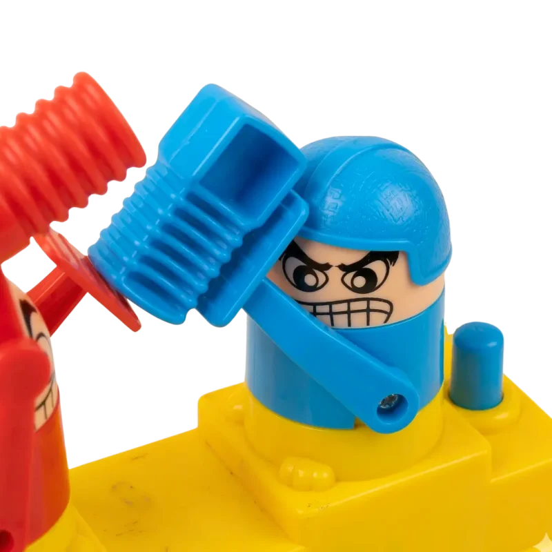 Table Battle Game, PK Game Toy, Kids Fighting Robot, Hammer Toy for Children, Educational Board Game, Red vs Blue Robot, Toy Shop Bangladesh, Khelnapati Exclusive, Best Birthday Gift for Kids, Indoor Fun Activity, Hand-Eye Coordination Game, Safe Plastic Toy, 2 Player Interactive Toy, Stress Relief Game for Kids, Preschool Learning Toy.