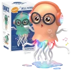 dancing jellyfish photo, kids electric toy image, musical baby toy features, LED 3D light toy, interactive crawling toy, bump and go sensor toy, toddler sensory toy picture, jellyfish toy for birthday gift, electric animal toy for kids, non-toxic plastic toy, kids fun play toy, home learning toy, khelnapati jellyfish toy, preschool electronic toy, indoor fun toys.