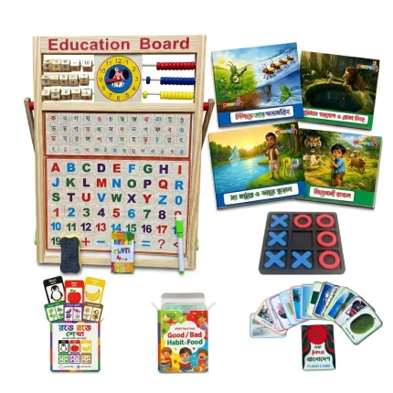 Educational Board with Bangla Special Package 2 – Complete Learning Kit for Kids