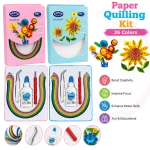 Paper Quilling Set for Kids – Colorful DIY Craft & Creativity Development Kit