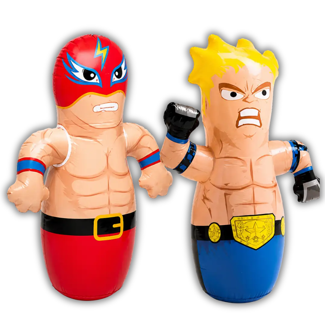 1 Kids Punching Toy Inflatable Boxing Bag – Standing Tumbler Sports Toy for Boys Girls Age 5+ - Image 1