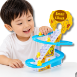 Small Duck Slide Toy 9 Pcs - Fun Musical Race Track Toy for Kids in Bangladesh - Image 2