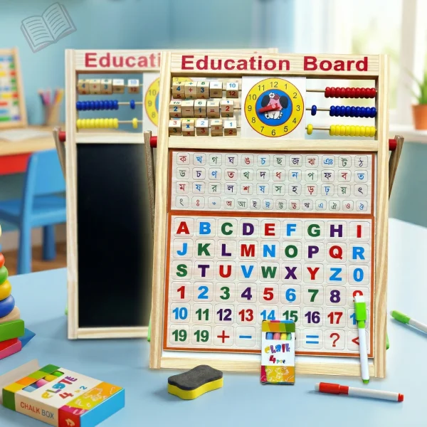 Medium Educational Board (18×14 inch) for Kids Learning