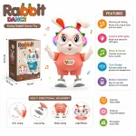Swing Rabbit Musical Dancing Toy with Light & Music for Kids - Image 2