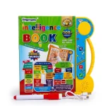 শিক্ষাকোষ Intelligence Talking Book 62 Pages rechargeable kids learning book with marker pen and charger