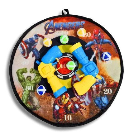 Avengers magnetic shooting board game with sticky balls for kids