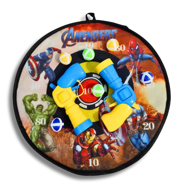 Avengers magnetic shooting board game with sticky balls for kids