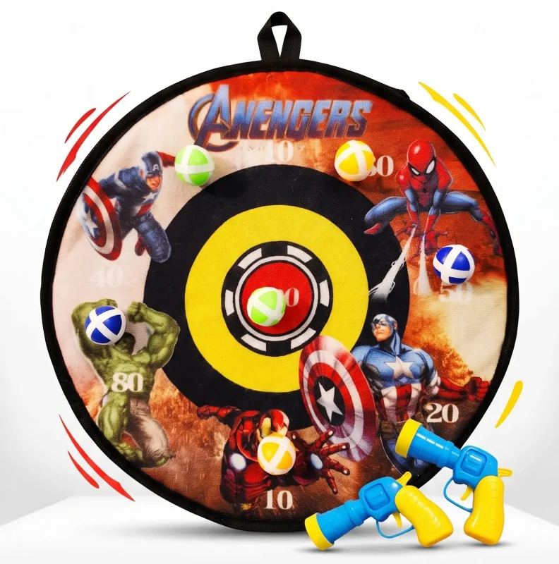 Kids Shooting Target Toy Set With Two Toy Guns And Colorful Balls