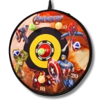 Kids shooting target toy with two plastic guns and sticky balls